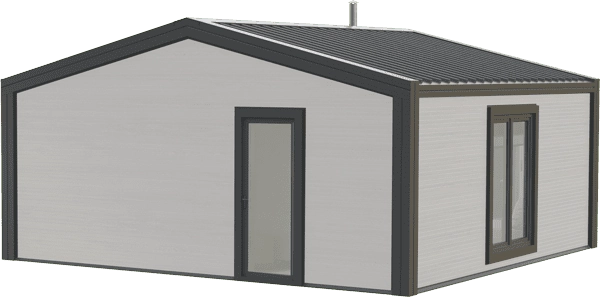 Баня в белом цвете