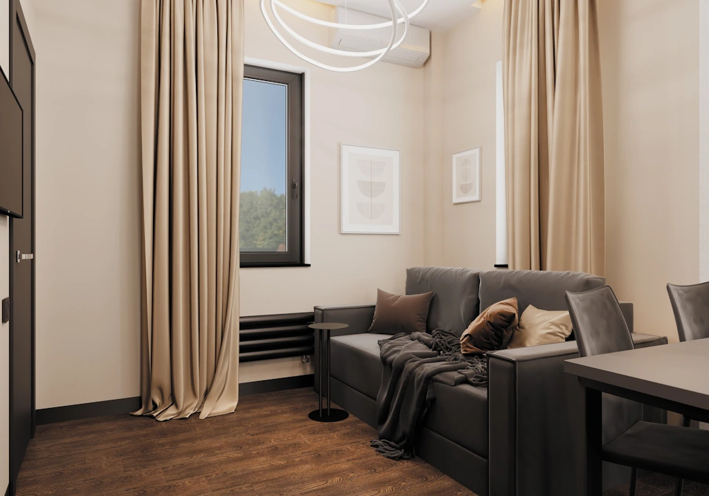 Планировка гостиной