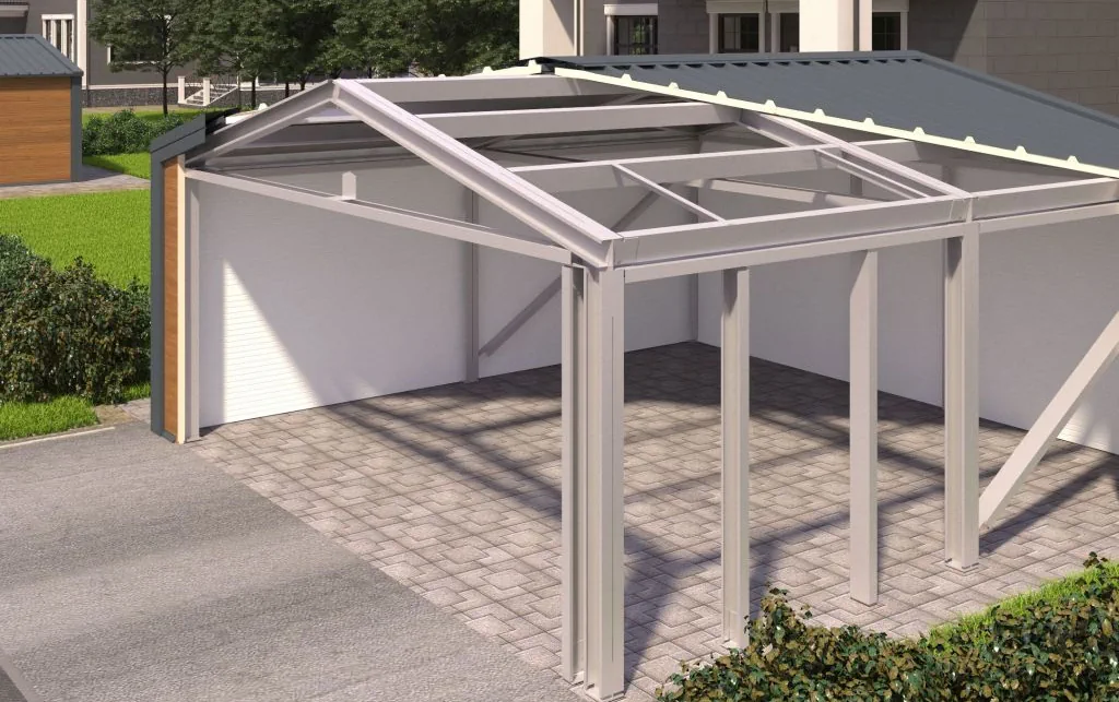 Самостоятельная установка гаража