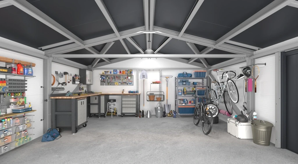 Варианты обустройства гаража для мастерской