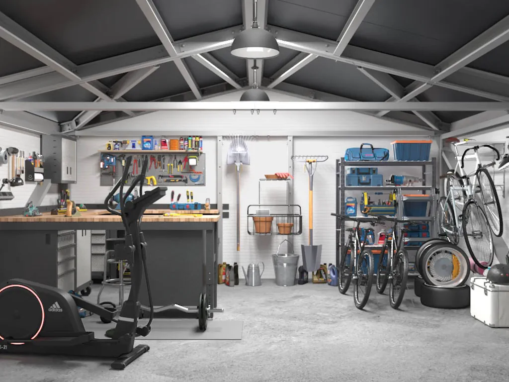 В комплект не включено покрытие для пола