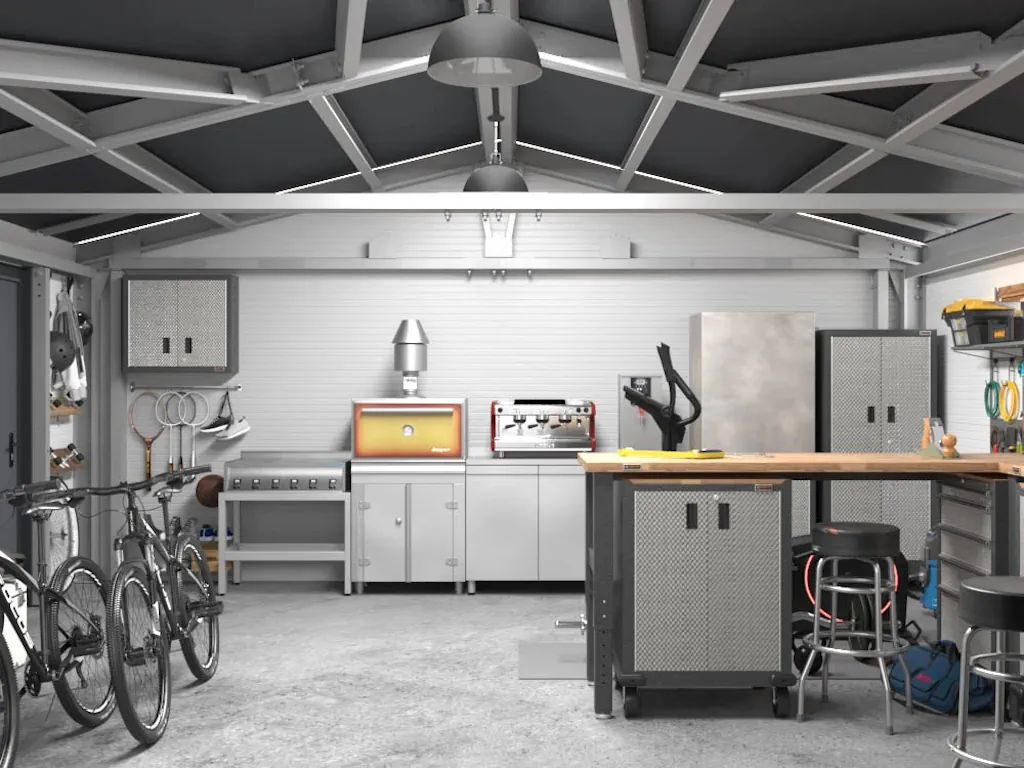 Каркас из стали обеспечивает надёжную работу под большими нагрузками