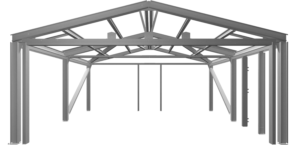 Прочный сборный каркас из стали
