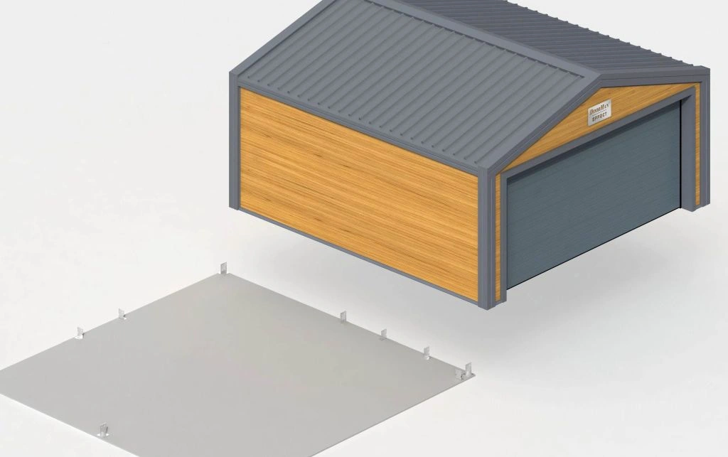 Фундамент из монолитных дорожных аэродромных плит